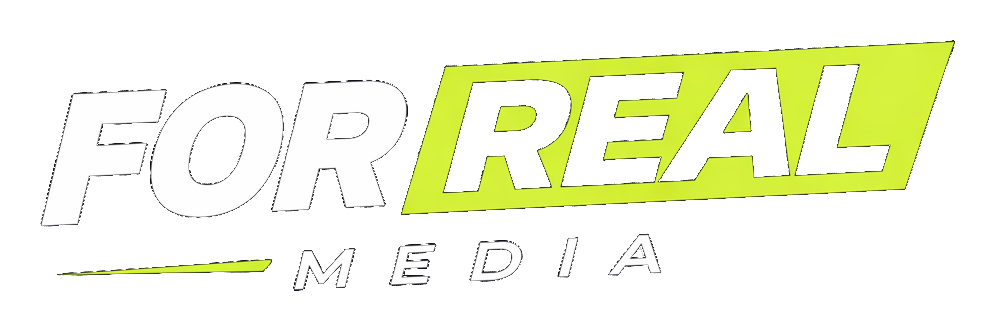 for real media logo transparent